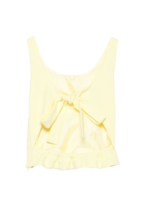 Top con fiocco Lù-Lù BY MISS GRANT | LL4159GIALLO